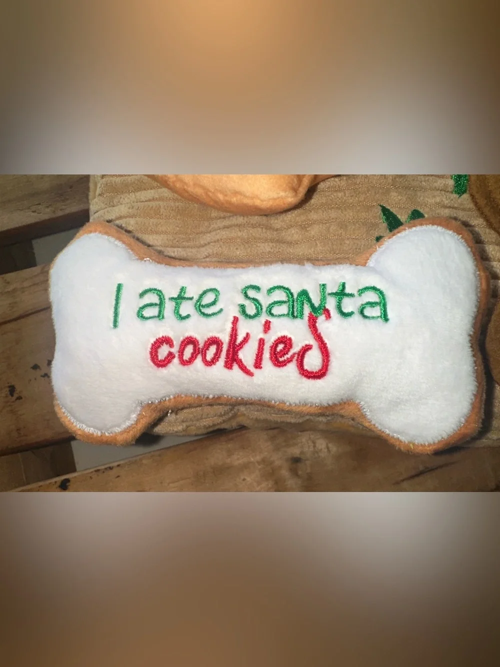 HUG SMART HAPPY WOOFMAS COOKIE BOARD (3 Cookies) ~ New